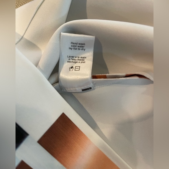 Clover Canyon Neoprene Digital Print Sheath Dress Medium Excellent Condition - Picture 14 of 15